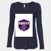 Women's Flowy Long Sleeve V-Neck Tee Thumbnail