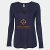 Women's Flowy Long Sleeve V-Neck Tee Thumbnail