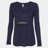 Women's Flowy Long Sleeve V-Neck Tee Thumbnail