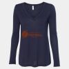 Women's Flowy Long Sleeve V-Neck Tee Thumbnail