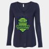 Women's Flowy Long Sleeve V-Neck Tee Thumbnail