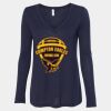 Women's Flowy Long Sleeve V-Neck Tee Thumbnail