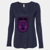 Women's Flowy Long Sleeve V-Neck Tee Thumbnail