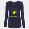 Women's Flowy Long Sleeve V-Neck Tee Thumbnail