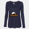 Women's Flowy Long Sleeve V-Neck Tee Thumbnail