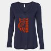 Women's Flowy Long Sleeve V-Neck Tee Thumbnail