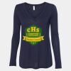 Women's Flowy Long Sleeve V-Neck Tee Thumbnail