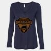 Women's Flowy Long Sleeve V-Neck Tee Thumbnail