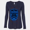 Women's Flowy Long Sleeve V-Neck Tee Thumbnail