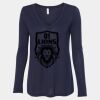 Women's Flowy Long Sleeve V-Neck Tee Thumbnail