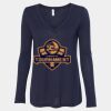 Women's Flowy Long Sleeve V-Neck Tee Thumbnail