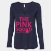 Women's Flowy Long Sleeve V-Neck Tee Thumbnail