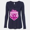 Women's Flowy Long Sleeve V-Neck Tee Thumbnail