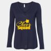 Women's Flowy Long Sleeve V-Neck Tee Thumbnail