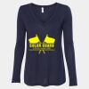 Women's Flowy Long Sleeve V-Neck Tee Thumbnail