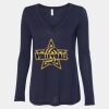 Women's Flowy Long Sleeve V-Neck Tee Thumbnail