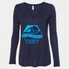 Women's Flowy Long Sleeve V-Neck Tee Thumbnail