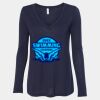 Women's Flowy Long Sleeve V-Neck Tee Thumbnail