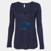 Women's Flowy Long Sleeve V-Neck Tee Thumbnail