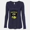 Women's Flowy Long Sleeve V-Neck Tee Thumbnail