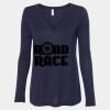 Women's Flowy Long Sleeve V-Neck Tee Thumbnail