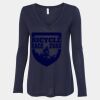 Women's Flowy Long Sleeve V-Neck Tee Thumbnail