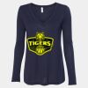 Women's Flowy Long Sleeve V-Neck Tee Thumbnail