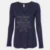 Women's Flowy Long Sleeve V-Neck Tee Thumbnail