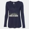 Women's Flowy Long Sleeve V-Neck Tee Thumbnail