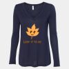 Women's Flowy Long Sleeve V-Neck Tee Thumbnail