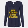 Women's Flowy Long Sleeve V-Neck Tee Thumbnail