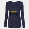 Women's Flowy Long Sleeve V-Neck Tee Thumbnail