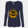 Women's Flowy Long Sleeve V-Neck Tee Thumbnail