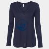Women's Flowy Long Sleeve V-Neck Tee Thumbnail