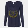 Women's Flowy Long Sleeve V-Neck Tee Thumbnail