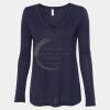 Women's Flowy Long Sleeve V-Neck Tee Thumbnail