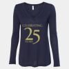 Women's Flowy Long Sleeve V-Neck Tee Thumbnail