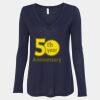 Women's Flowy Long Sleeve V-Neck Tee Thumbnail