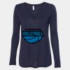 Women's Flowy Long Sleeve V-Neck Tee Thumbnail