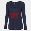 Women's Flowy Long Sleeve V-Neck Tee Thumbnail
