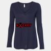 Women's Flowy Long Sleeve V-Neck Tee Thumbnail
