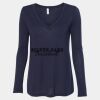 Women's Flowy Long Sleeve V-Neck Tee Thumbnail