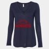 Women's Flowy Long Sleeve V-Neck Tee Thumbnail