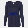 Women's Flowy Long Sleeve V-Neck Tee Thumbnail