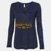Women's Flowy Long Sleeve V-Neck Tee Thumbnail
