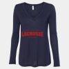 Women's Flowy Long Sleeve V-Neck Tee Thumbnail
