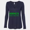 Women's Flowy Long Sleeve V-Neck Tee Thumbnail