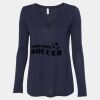 Women's Flowy Long Sleeve V-Neck Tee Thumbnail