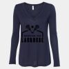 Women's Flowy Long Sleeve V-Neck Tee Thumbnail