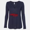 Women's Flowy Long Sleeve V-Neck Tee Thumbnail